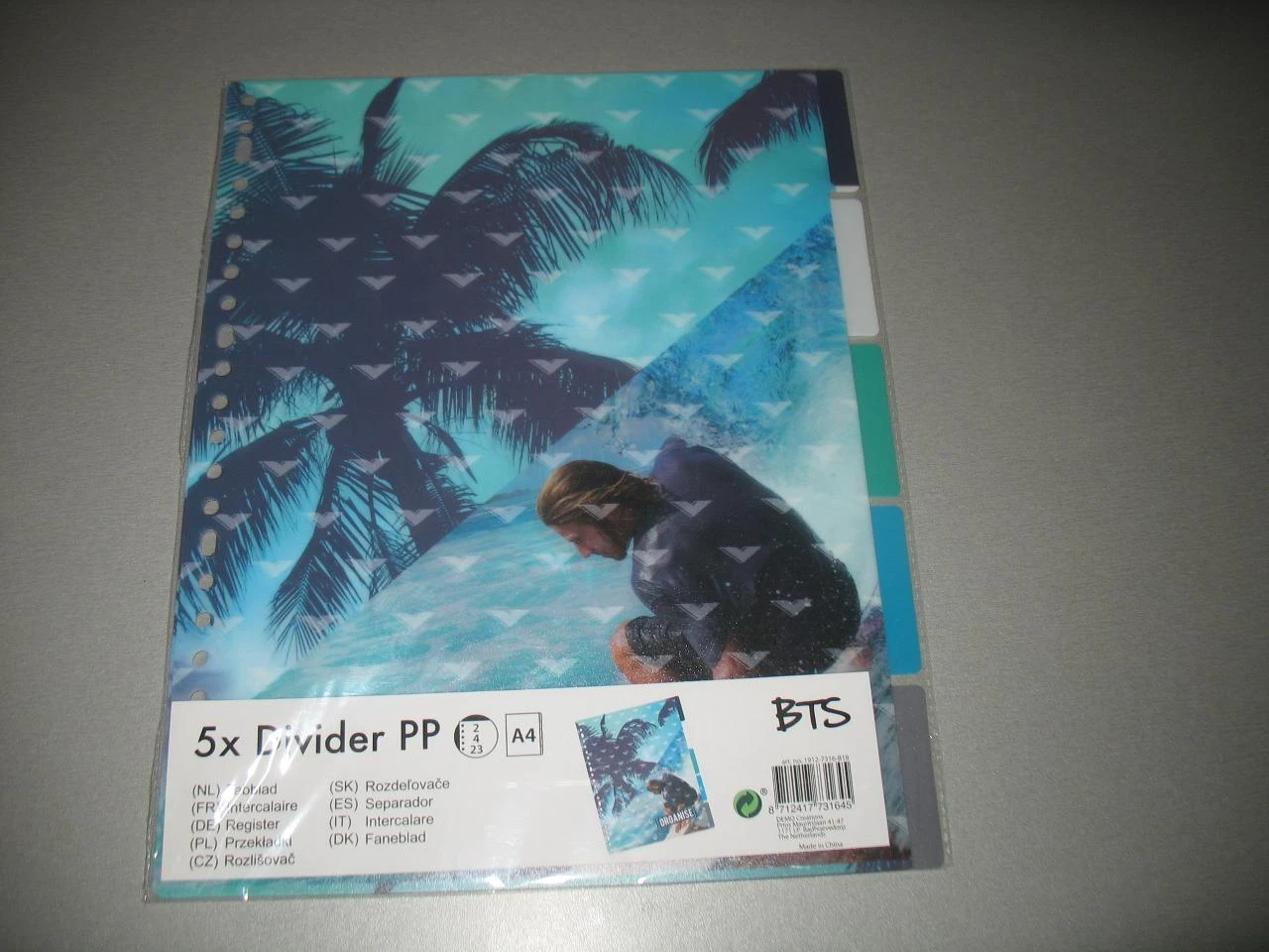 LOTE DE 3 ITENS ESCOLARES: PASTA + BOLSA + DIVISÓRIAS - SURF LEGEND – photo 5